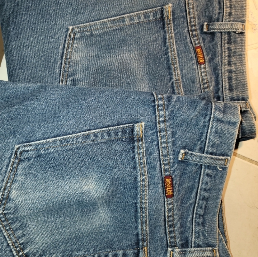2 pair Rustler Jeans